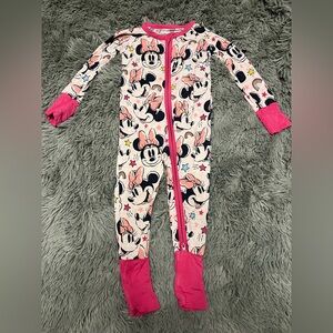 Little Sleepies Disney Minnie Forever 6/12 Zippy GUC